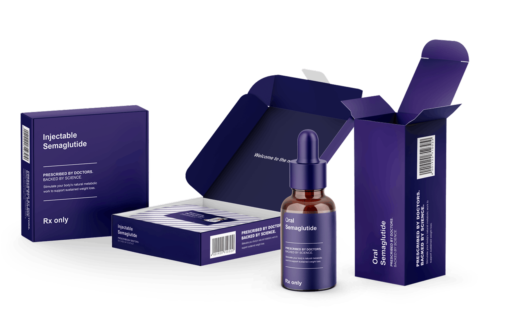 SkinnyRx Medication Formats — Injections, Tablets, Oral Drops